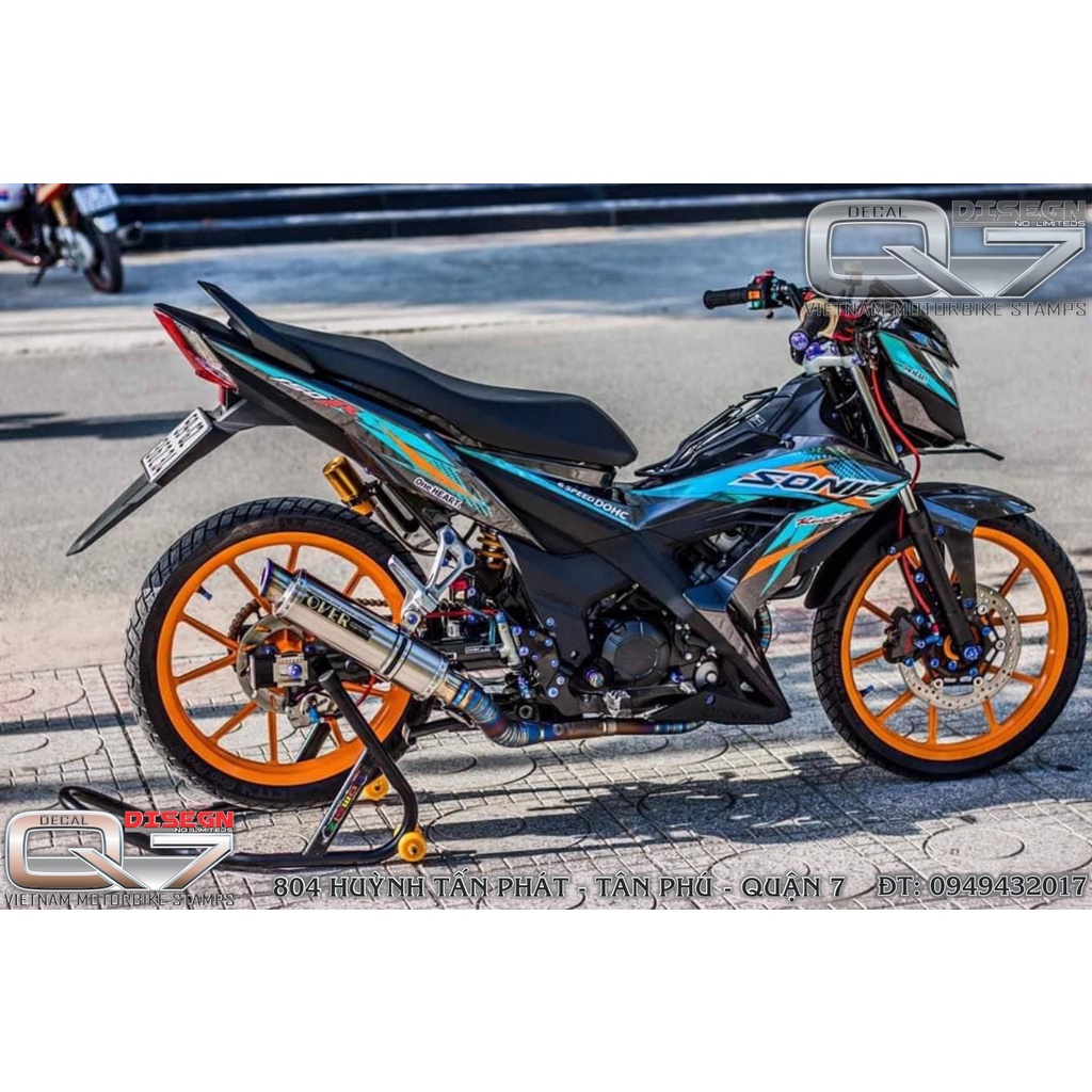 Tem Rời SONIC 150 Đen - decalq7
