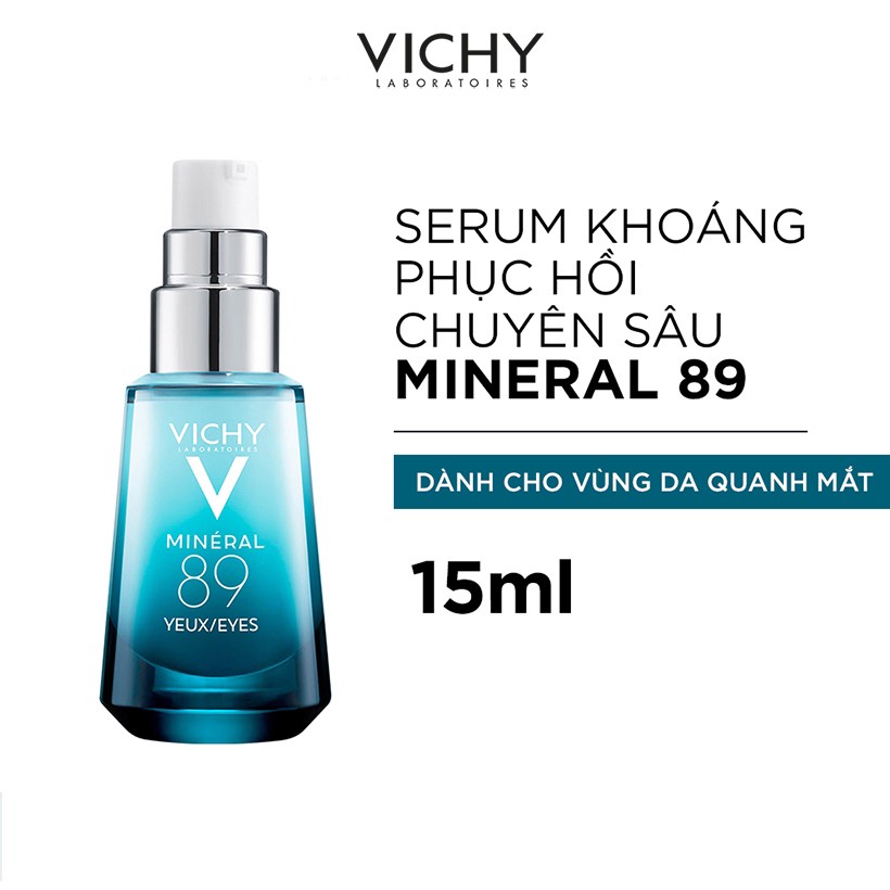 Vichy Dưỡng Chất Vichy Giàu Khoáng Cho Vùng Da Quanh Mắt Repairing Eye Fortifier Minéral 89 Eyes 15ml