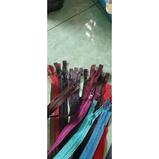 Set 100 dây kéo cá sấu 60cm 70cm màu ngẫu nhiên