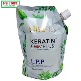 [Tặng Mũ] Kem ủ tóc - Hấp tóc Elisa plus LPP Keratin Complex Phục Hồi Mền Mượt 900ml