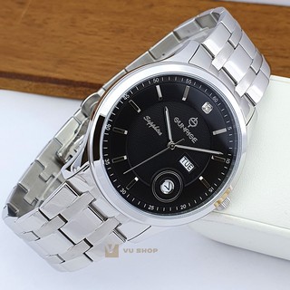 ĐỒNG HỒ NAM SUNRISE DM782SWA - 2 LỊCH, KÍNH SAPPHIRE