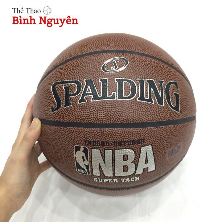 DYT LOQ Bóng rổ số 5,6,7 Spalding NBA da PU TẶNG kim bơm, Túi lưới chơi indoor outdoor chuẩn thi đấu nảy tốt g