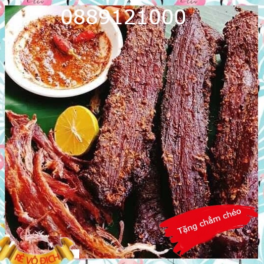 Thịt lợn gác bếp Tây Bắc,Tặng chẳm chéo, Thịt heo sấy,500gr | BigBuy360 - bigbuy360.vn