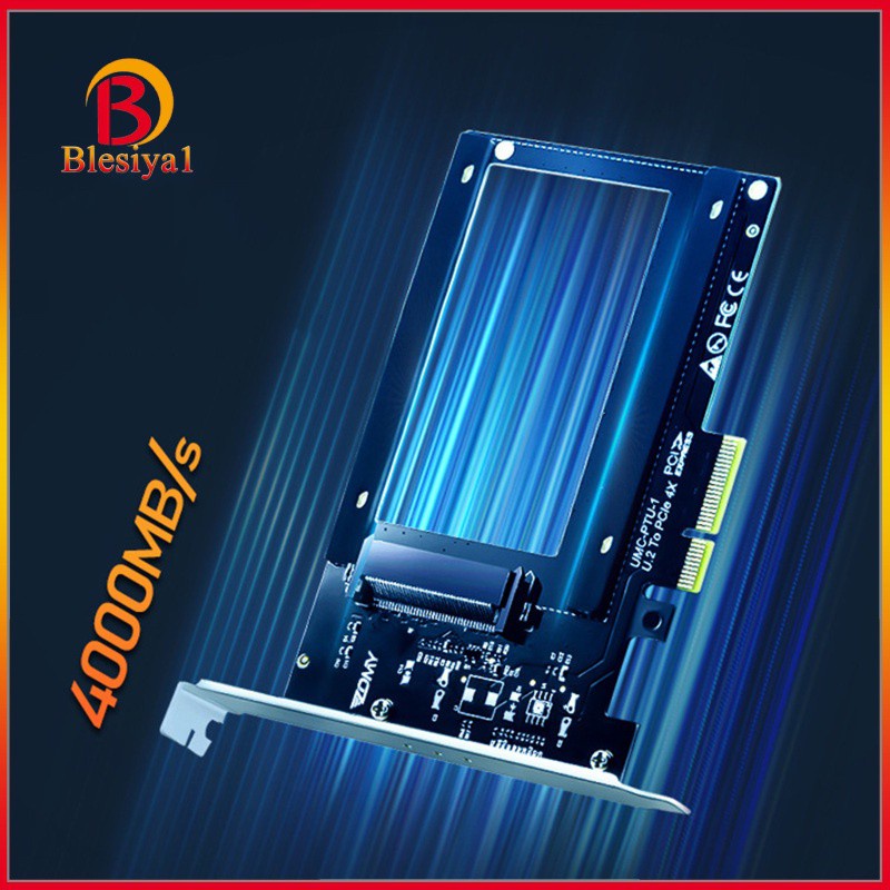 [BLESIYA1] Plastic Universal U.2 to PCIe Adapter PCI-E 3.0 for 2.5-Inch NVMe SSD Drive