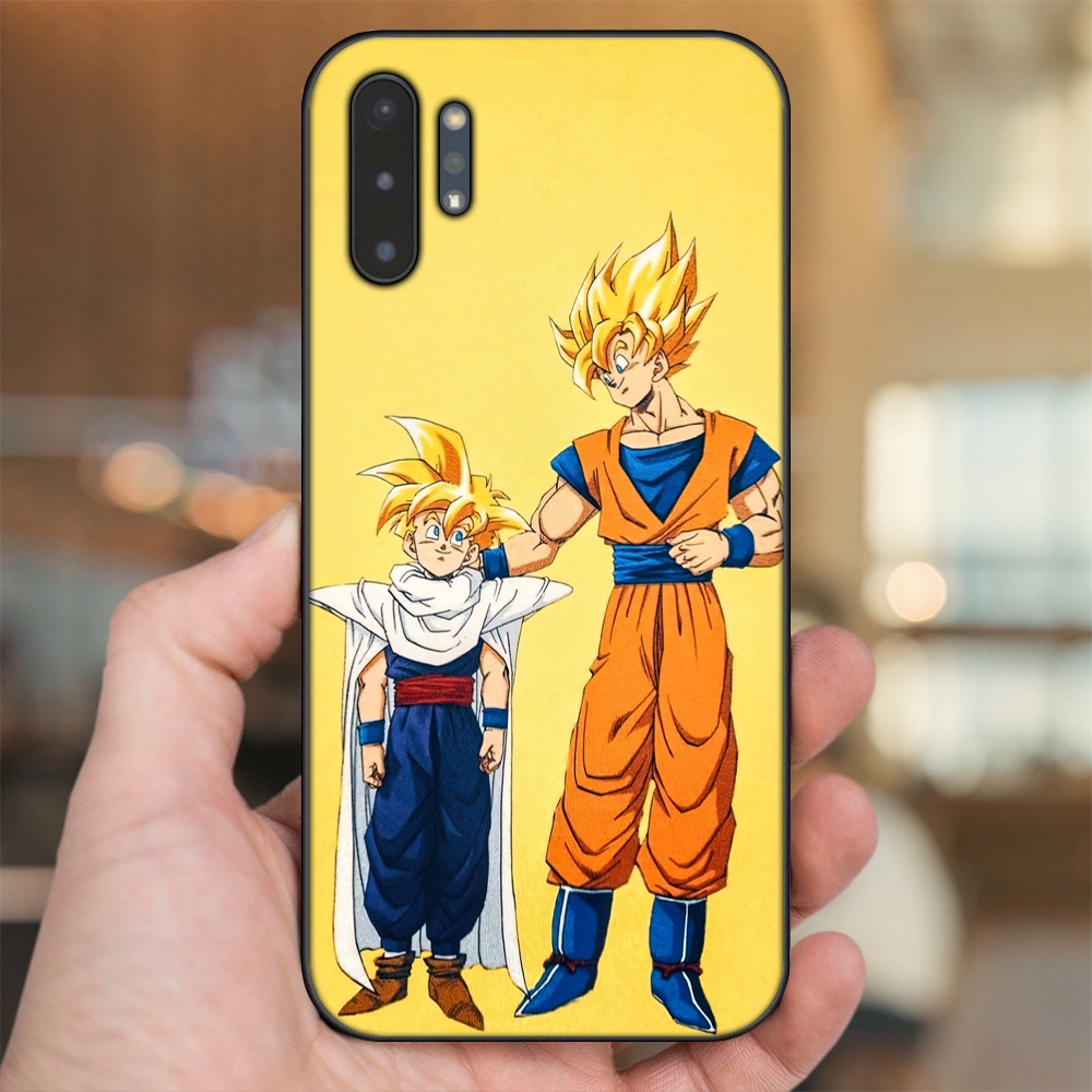 Ốp lưng Samsung Note 10 Plus viền đen in hình Gohan Dragon Ball