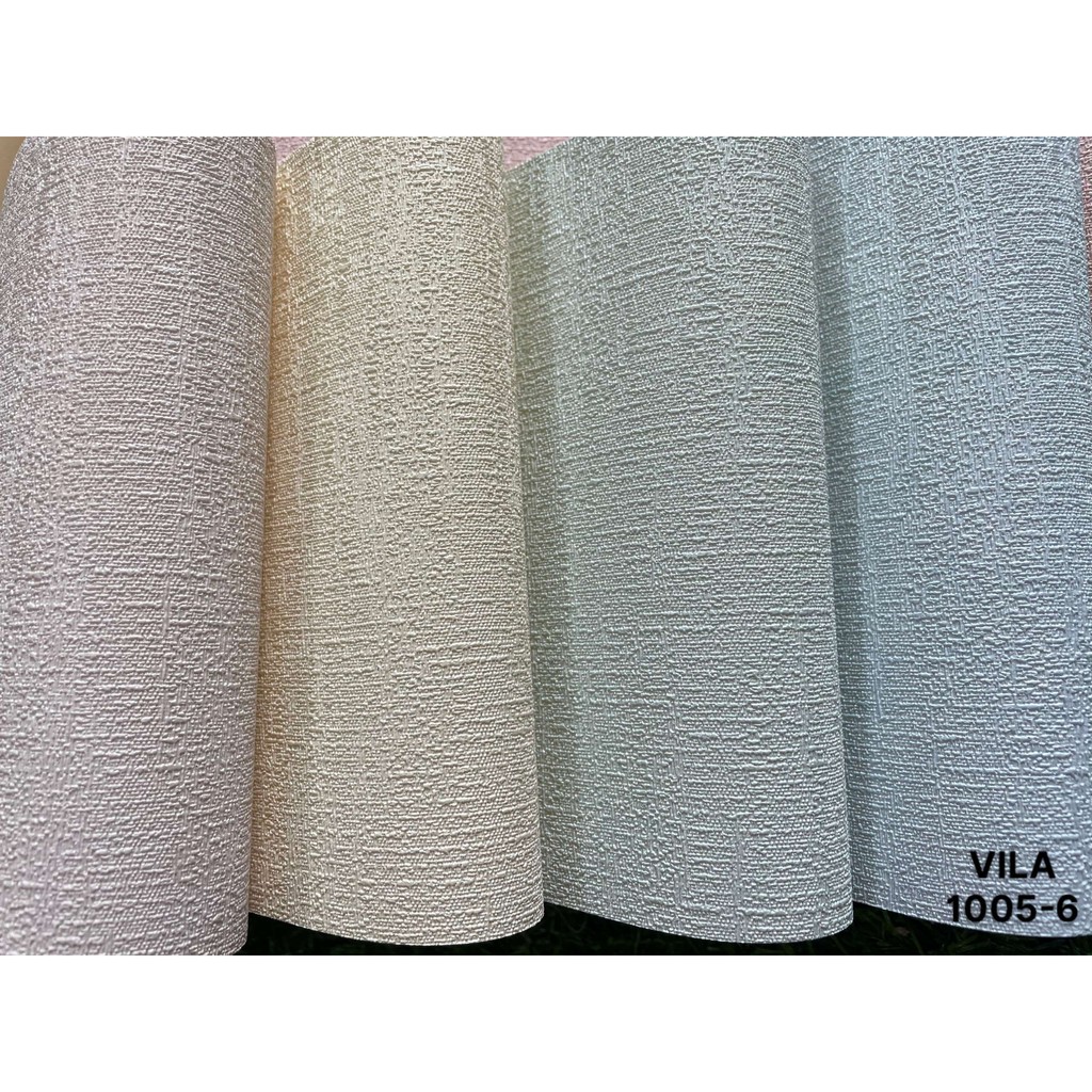 Giấy Dán Tường Hàn Quốc VILA khổ 1.06 x 15.6 m Nhiều Màu Lựa Chọn