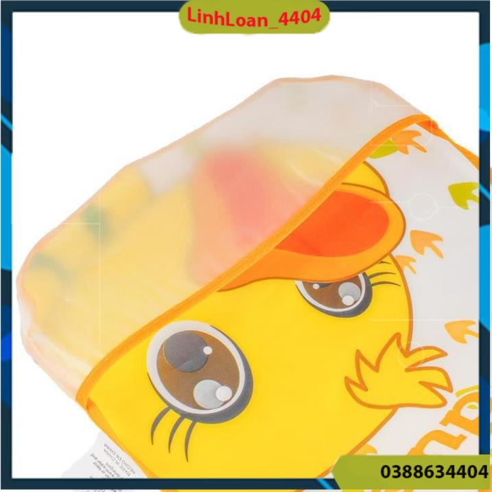 Yếm ăn dặm không thấm nước, giúp hạn chế thức ăn rơi rớt cho bé tập ăn Dùng cho cả bé trai và bé gái từ 1-3 tuổi