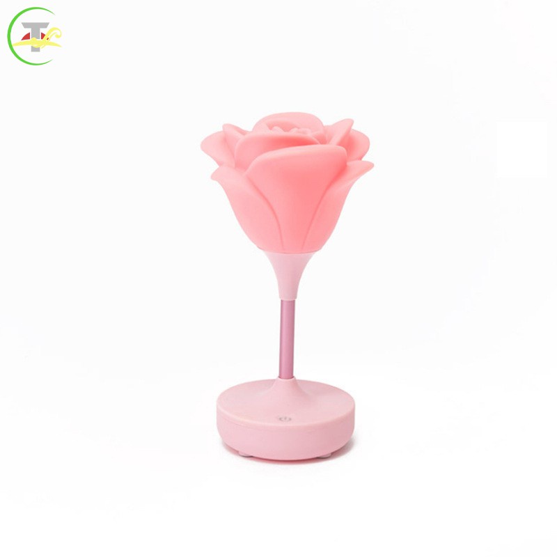 Đèn Led Silicone Để Bàn Hình Hoa Hồng Lãng Mạn Dùng Trang Trí Tiệc Cưới / Nội Thất @ My