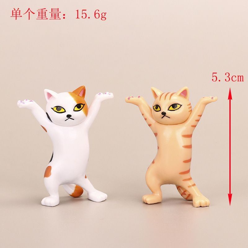 Giá Đỡ Bút Để Bàn Hình Mèo Nhảy Múa Dễ Thương Trang Trí Văn Phòng / Nhà Cửa