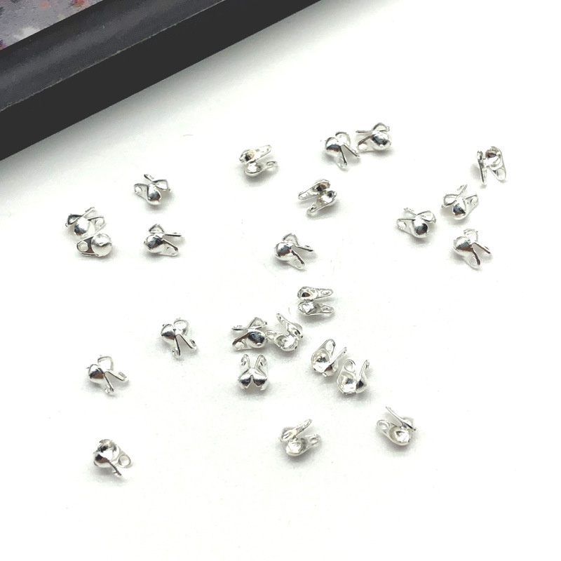 (20 cái)Chốt đầu dây ngang 1,5mm, 2mm, 2,4mm. Nguyên liệu làm trang sức cổ trang, Nguyên liệu diy