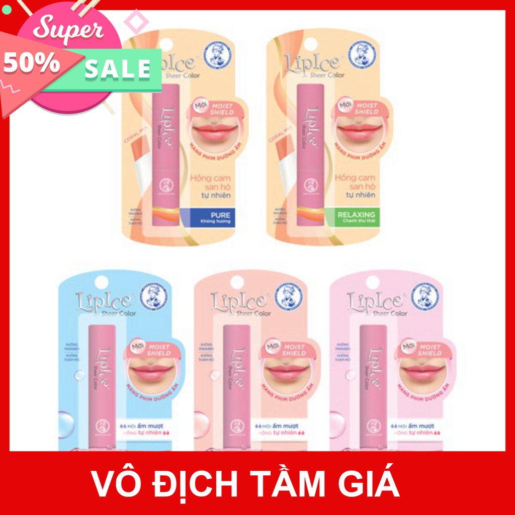 Son dưỡng LipIce Sheer Color có màu 2.4 g giúp dưỡng môi căng mọng mềm mịn, chống nắng bảo vệ môi