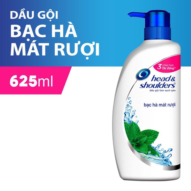 [Hot] Dầu gội Head &amp; Shoulders bạc hà mát rượi 625ml.