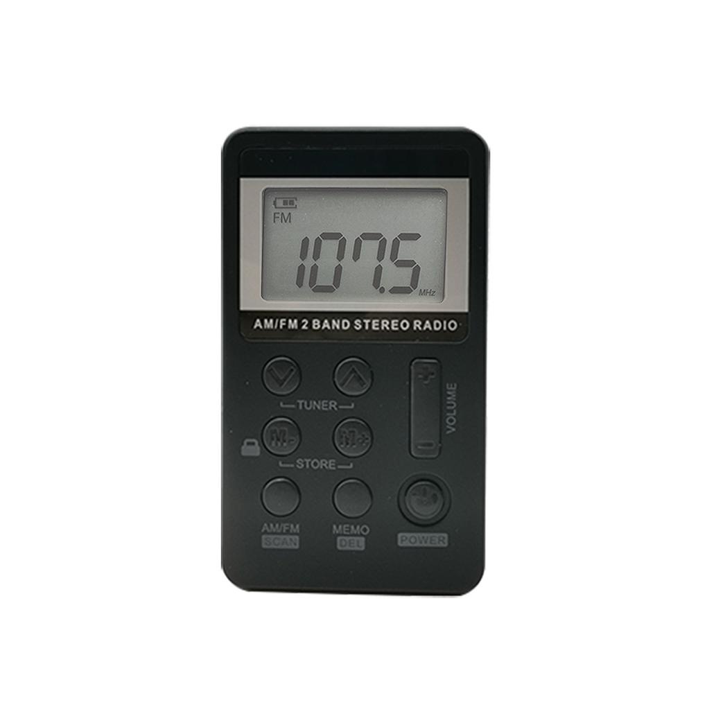 Bộ Radio Mini AU Điều Chỉnh Âm Lượng Bỏ Túi Kèm Pin Sạc Tiện Dụng