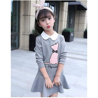 Váy liền đuôi cá bé gái hàng QC