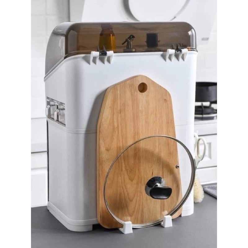 Tủ đựng bát đĩa đa năng có kèm hũ gia vị | BigBuy360 - bigbuy360.vn