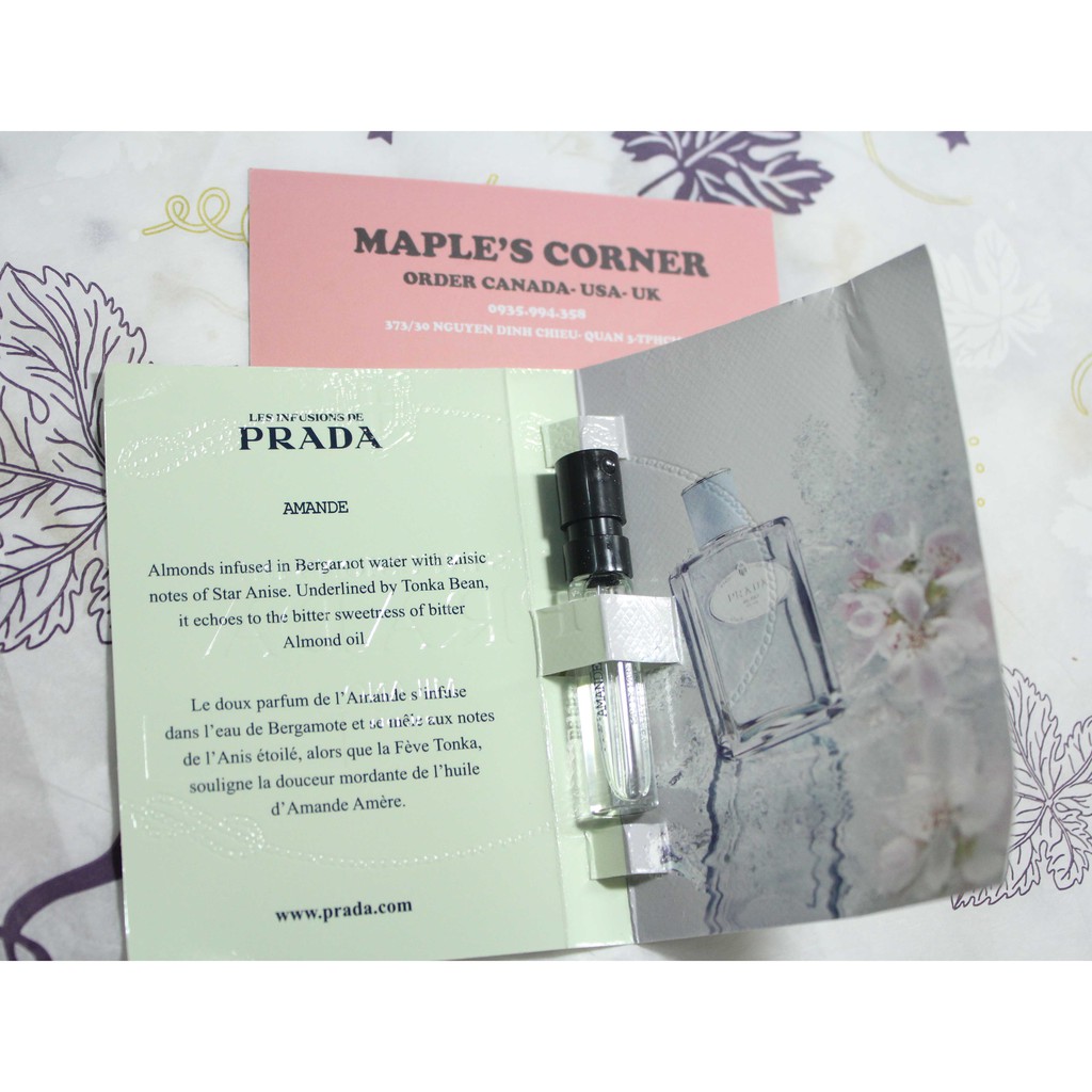nước hoa les infusion de Prada 1.5ml
