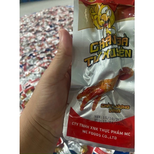 10 chân gà cay tứ xuyên sản xuất tại Việt Nam ngon