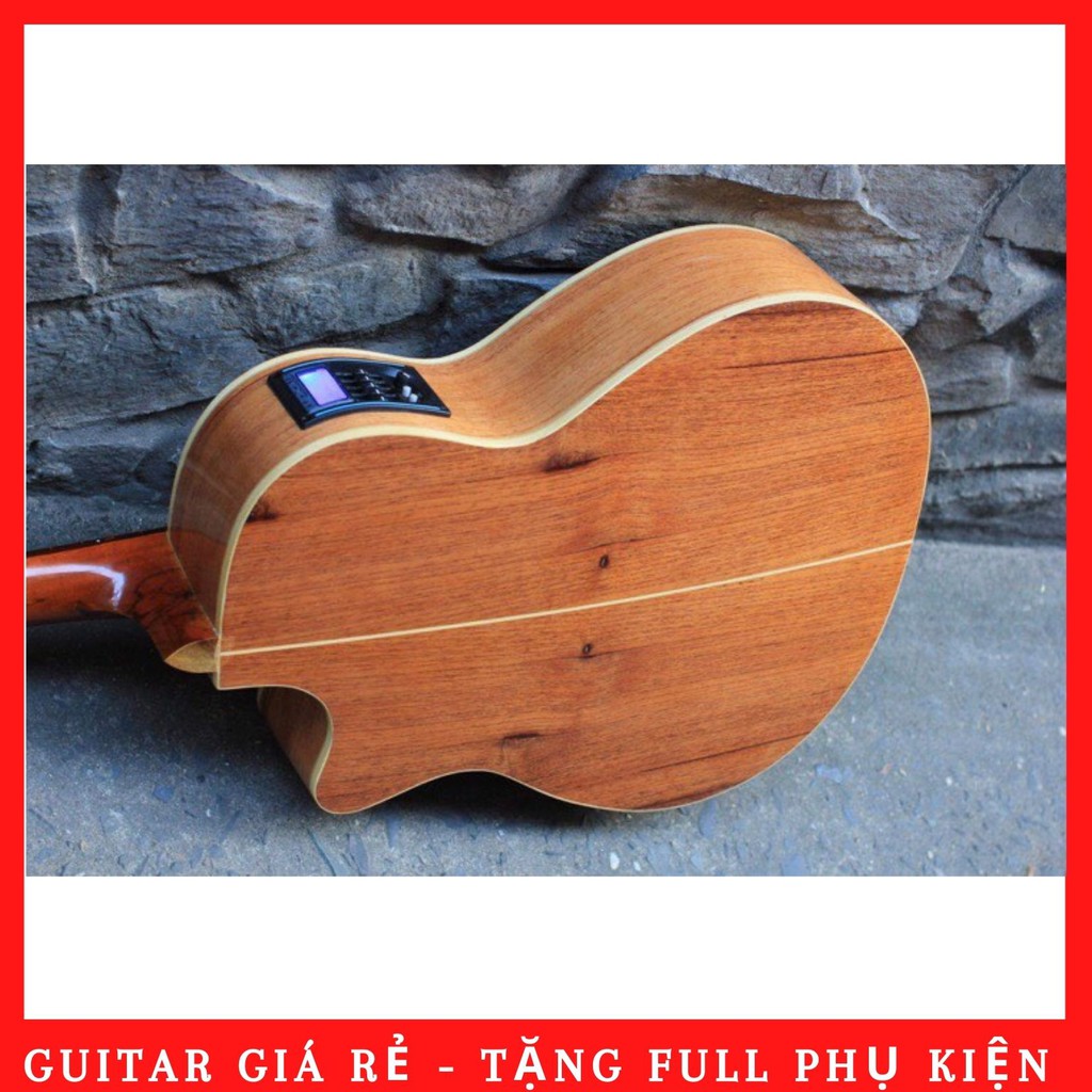 Guitar accoustic kèm EQ AC20 ( full gỗ hồng đào ) sale giá rẻ