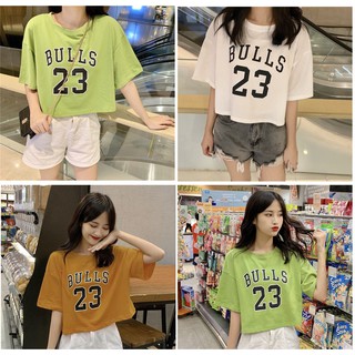 Áo thun croptop BULLS 23 - Sỉ lẻ áo croptop