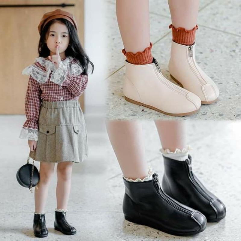 [QCCC] Boot Da PU mềm bé gái
