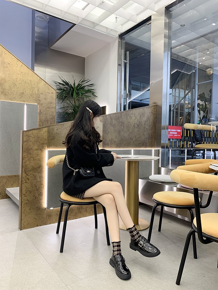 Giày Oxford Đế Bằng Phối Khóa Gài Thời Trang Thanh Lịch | BigBuy360 - bigbuy360.vn