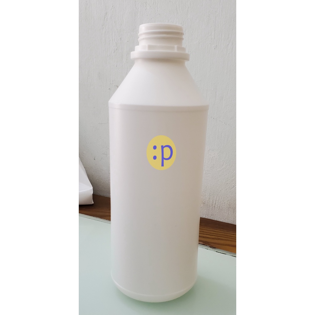 Chai Nhựa HDPE dầy Trắng, Nắp Vặn 1000ml 1 lít