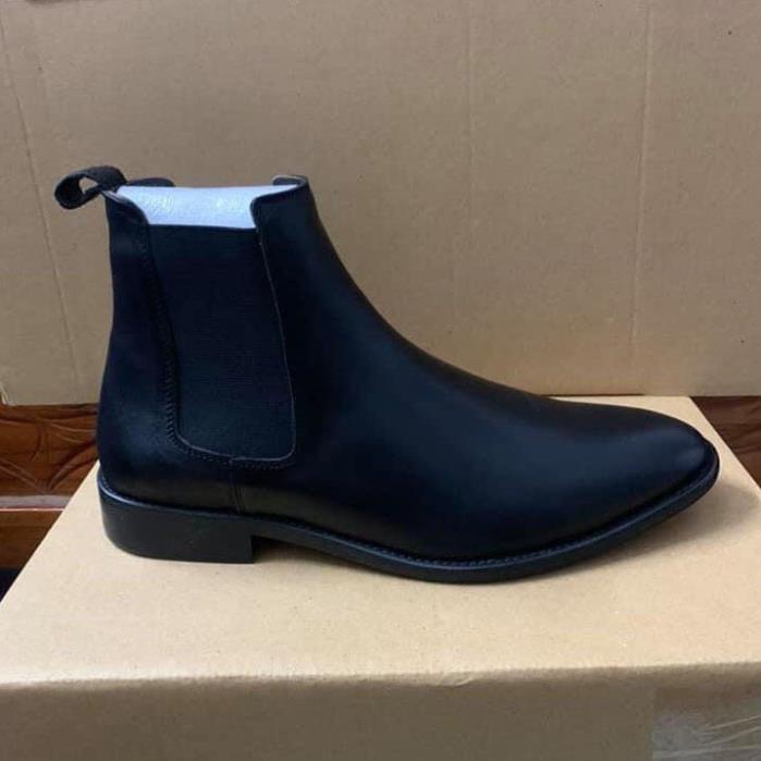 🖋 Giày Chelsea Boots Nam da bò đế cao su đúc - Boots cho nam dễ phối đồ tăng chiều cao, giày cao cổ nam da bò.