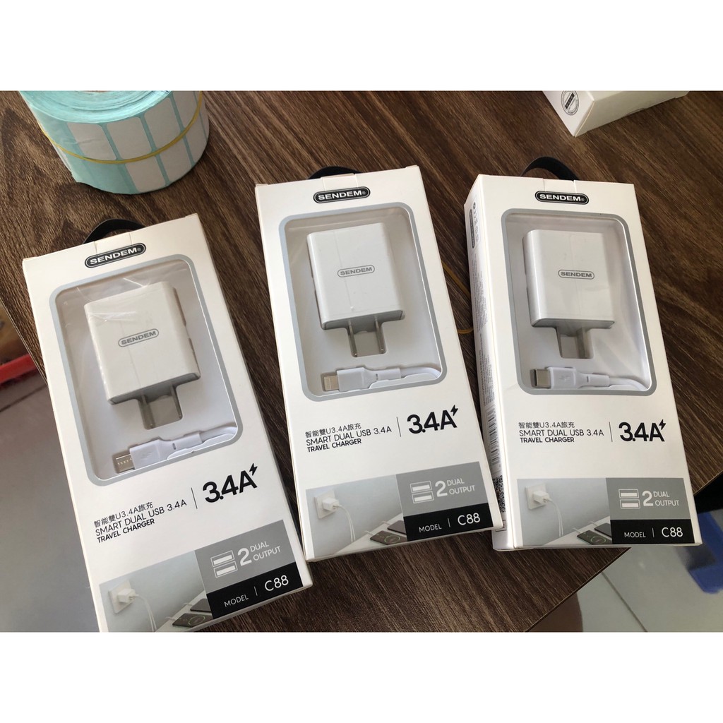 Bộ sạc Ip,ss,op,mi..Hỗ trợ sạc nhanh 3,4 A