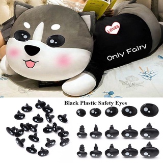 Set 20 Đôi Mắt Giả Màu Đen Cho Búp Bê