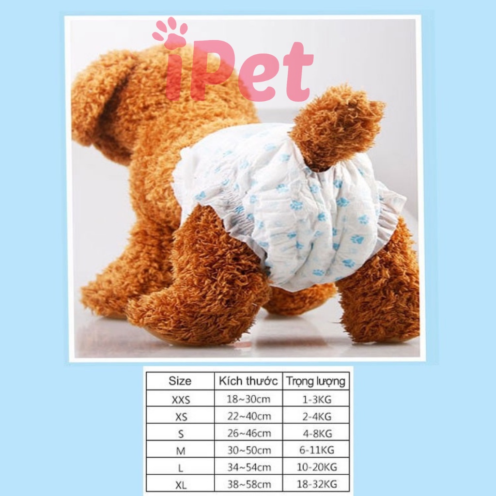 Tã Bỉm Pet Soft Disposable Diaper Cho Chó Mèo Cái Bịch 12 Miếng - iPet Shop