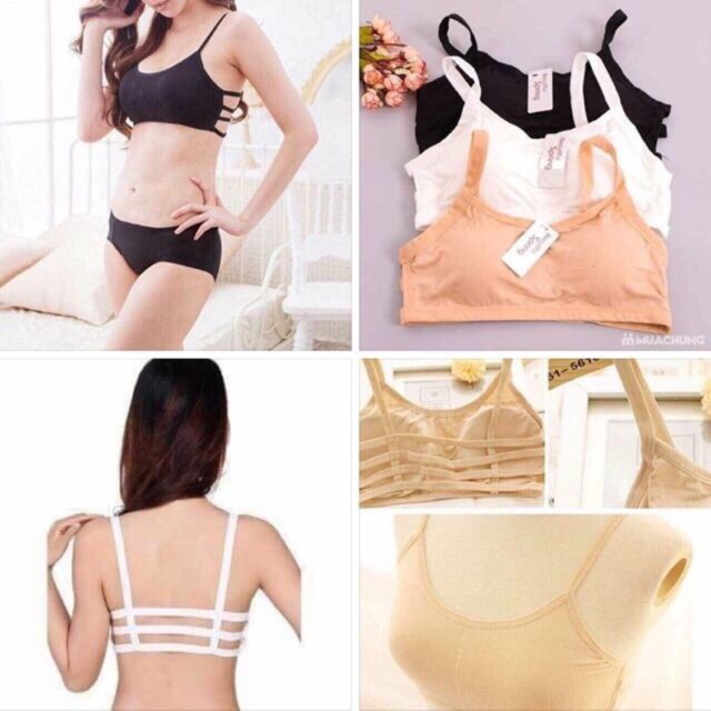 [Mã WA1606 giảm 15% đơn 99k] [Bán Sỉ] Áo Bra Cotton Đẹp 3 dây Đệm Ngực | BigBuy360 - bigbuy360.vn