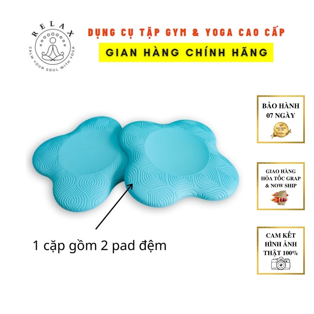 Đệm Lót Gối Yoga YTPLOTGOI01 [Hàng Loại 1] Pad Đệm Gối Khi Luyện Tập Gym Yoga, Tránh Chấn Thương Hay Đau Gối (Cặp 2 Cái)