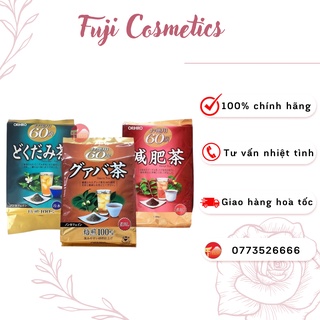Trà giảm cân mỡ bụng Genpi, Diếp cá, Lá ổi Orihio Nhật Bản Fuji cosmetic 60 gói