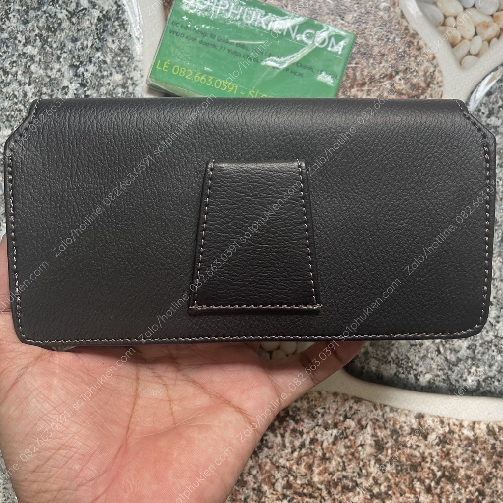 Bao da điện thoại đeo thắt lưng (đeo, xỏ dây nịt, đeo hông) cho tất cả các dòng (từ 4 inch - 7 inch ) da xịn, bền, đẹp