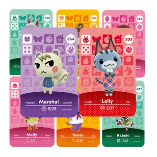 Thẻ Mở Rộng (321-340) NS Amiibo Villager NTAG215 NFC Amiibo Tương Thích Với Switch / Lite Wii U 3DS