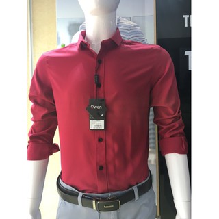 Áo đỏ đô Owen mã AR80663D