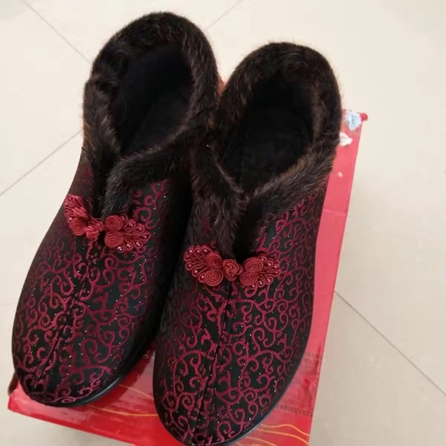 SẴN - GIÀY ĐẾ BẰNG LÓT NHUNG CAO CẤP CHO CÁC BÀ, CÁC MẸ, NGƯỜI TRUNG NIÊN - GIÀY ĐẾ BẰNG NỮ CAO CẤP