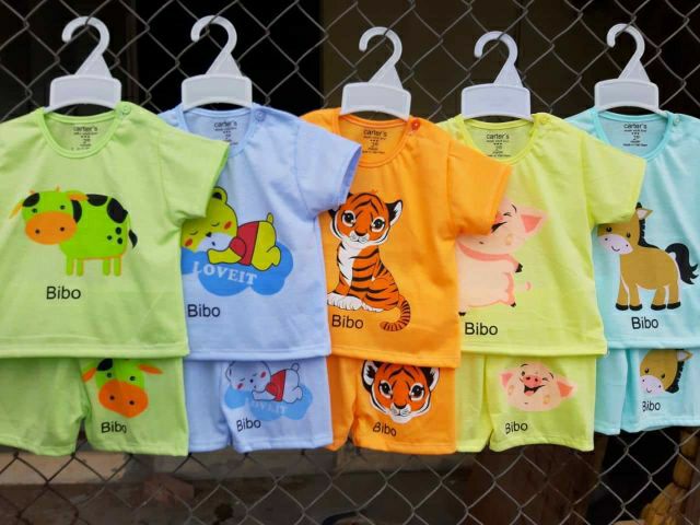 [ BÁN CHẠY ] Set 5 bộ cộc cotton cho bé