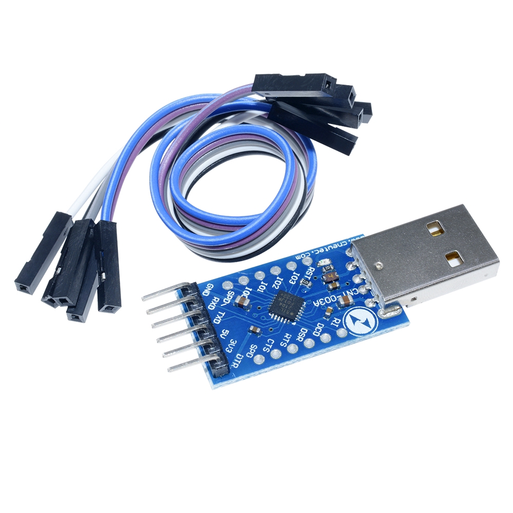 【READY STOCK】Bộ chuyển đổi nối tiếp mô-đun USB 2.0 sang TTL UART 6PIN CP2104 STC PRGMR Thay thế CP2102