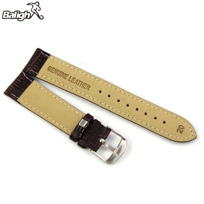 PU leather watch belt Mẫu tre 18 ~ 24mm