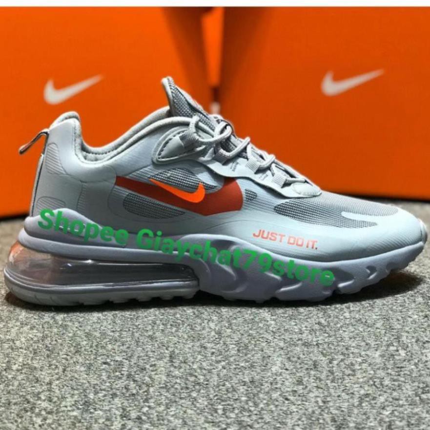 [Sale 3/3]GIÀY NIKE AIR MAX 270 REACT JUST DO IT CT2203-002 Men - Women [Full Box - Auth - Chính Hãng] -Ta1