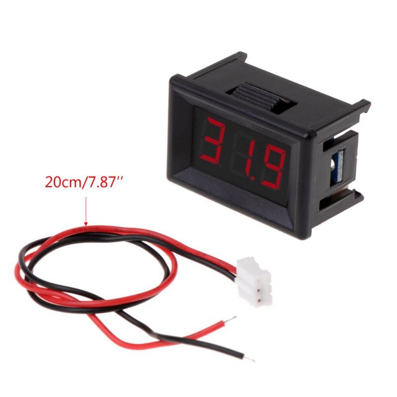 Vôn kế kỹ thuật số mini 0.36 &quot;Dc 2.4v-30v 2w cho xe hơi