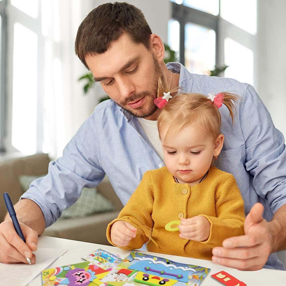 Miếng Dán Họa Tiết Hoạt Hình Nhiều Kiểu Độc Đáo Trang Trí Thủ Công DIY