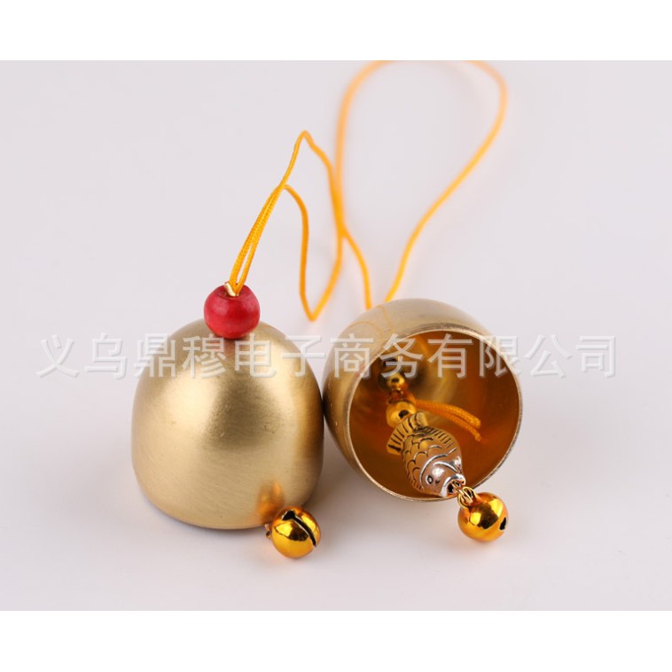 Chuông gió phong thủy Chuông may mắn nhà cửa - Lục lạc đồng nguyên chất trang trí DECOR - Bách hóa Na Na