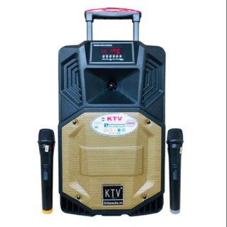 Loa di động ktv ss1-08 kèm 2 micro ko dây