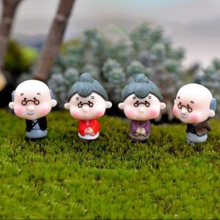 Bộ 2 tiểu cảnh ông bà ta
