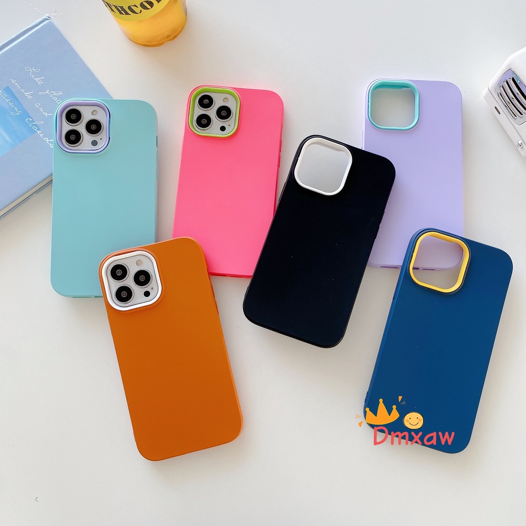 Ốp Điện Thoại Bảo Vệ Camera Chống Sốc 3 Trong 1 Nhiều Màu Sắc Cho Samsung Galaxy A73 A72 A53 5G A52S