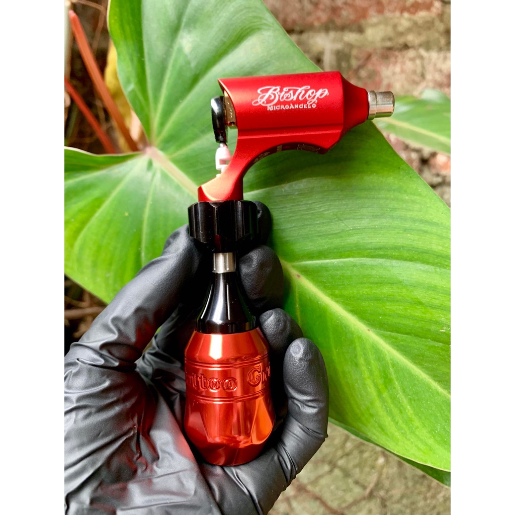 Máy xăm Rotary Bishop, máy rotary xăm hình sử dụng kim ngắn