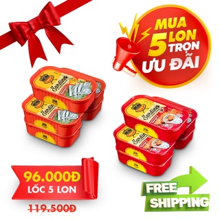 Combo 5 lon Sea Crown cá trích sốt cà/ ngâm dầu