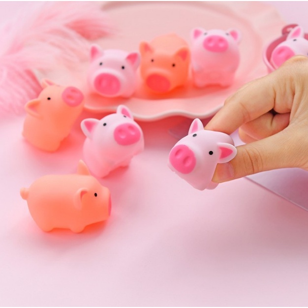 🍉Squishy Heo Hồng - Đồ Chơi Squishy Heo Béo Bóp Chút Chít Đáng Yêu Xả Stress DUASHOP
